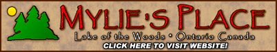 Mylie's Place Resort on beautiful Sabaskong Bay of Lake of the Woods in Morson, Ontario, Canada