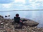 To me this is what the TFF is really all about - passing it on to the next generation.  4 year old grandson on a PB sandwich shore lunch break!